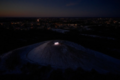 Herning skilt på mosebjerget